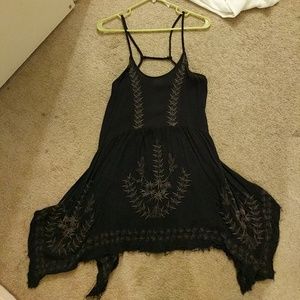 Free people tank top shirt flowy dress